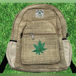 Nepalese Handmade Woven Hemp Mini Backpack